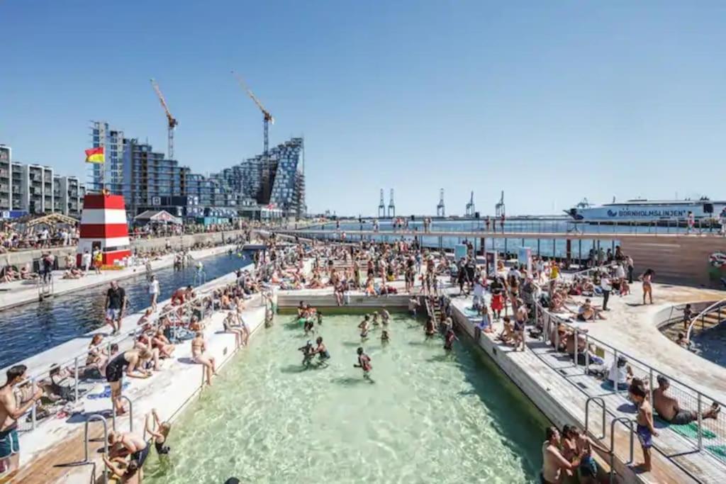 Beach House Apartment In New York Style Århus Kültér fotó